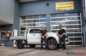FORD RANGER BEAST BLACK & MACHINED WITH DARK TINT 8